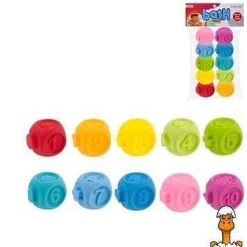 Мамалюк - Набір іграшок для ванної текстурні фігури конструктор BATH TOYS BATH TOYS RT2-88-53