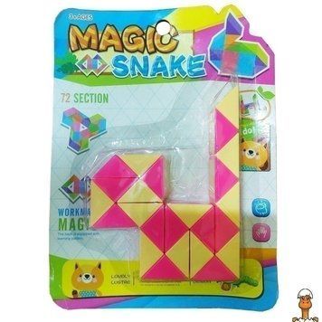 Мамалюк - Дитяча гра логіка-змійка сірого кольору Bambi Bambi RT2-1024-11-12-BEIGE-PINK