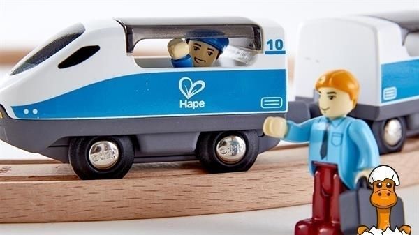 Мамалюк - Іграшкова залізниця Hape дерев'яна 26 ел. (E3729) Hape A4-E3729