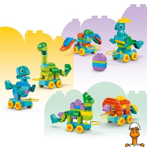 Мамалюк - Конструктор LEGO DUPLO Town Динозавры на колесах 3 в 1 108 деталей (10451) LEGO A4-10451