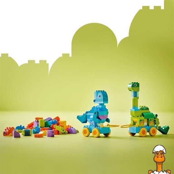 Мамалюк - Конструктор LEGO DUPLO Town Динозавры на колесах 3 в 1 108 деталей (10451) LEGO A4-10451