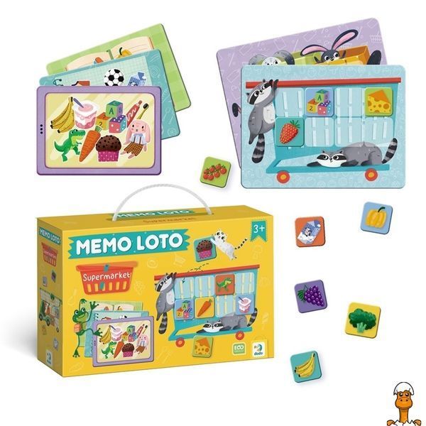 Мамалюк - Настільна гра лото Супермаркет 32 фішки DoDo Toys DoDo Toys RT2-301228