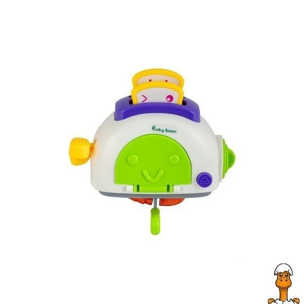 Мамалюк - Дитяча розвиваюча іграшка тостер BABY TEAM BABY TEAM RT2-8682