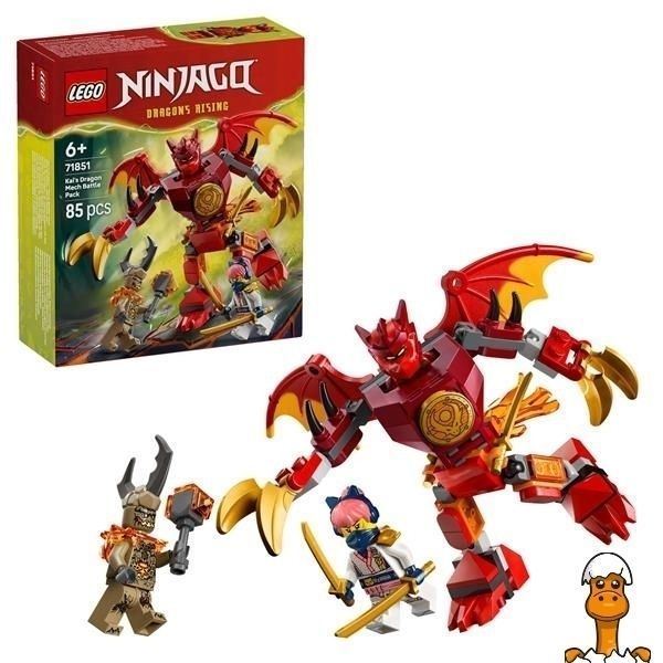 Мамалюк - Конструктор LEGO Ninjago Боевой набор работа Дракона Кая 85 Деталей (71851) LEGO A4-71851