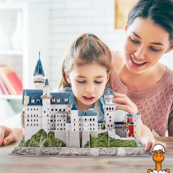 Мамалюк - 3D пазл CubicFun National Geographic Замок Нойшванштайн (DS0990h) Cubic Fun Cubic Fun A4-DS0990H