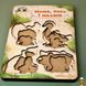 Дерев'яний пазл-вкладиш "сім'я-свійські тварини-2", більше-менше, віком від 2 років, Ubumblebees RT2-PSF003 фото 5