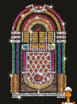 Мамалюк - Мозаїка з паєток Sequin Art Orange Музичний автомат (SA1515) Sequin Art A4-SA1515