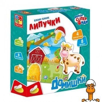 Мамалюк - Настільна гра для дітей на липучках Вжик-вжик Vladi Toys Vladi Toys RT2-VT1302-24