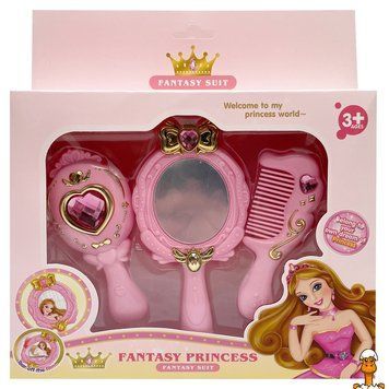 Мамалюк - Детский набор аксессуаров зеркало прически розовый Bambi Bambi RT2-C8824-PINK