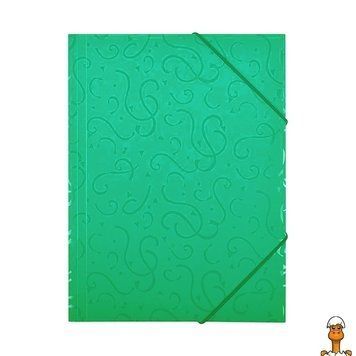 Мамалюк - Папка на резинці А4 4161 візерунок Зелений Bambi Bambi RT2-4161-GREEN