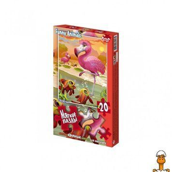 Мамалюк - М'які пазли Фламінго 20 елементів Danko Toys Danko Toys RT2-S20-09-15