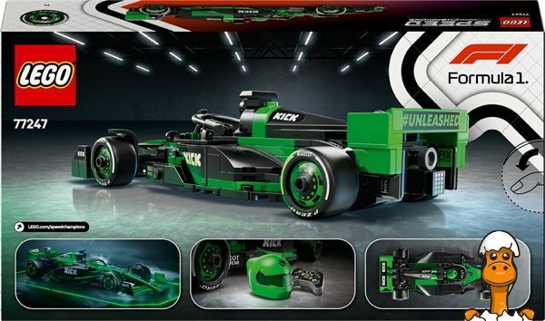 Мамалюк - Конструктор LEGO Speed Champions Гоночный автомобиль KICK Sauber F1 Team C44 259 деталей (77247) LEGO A4-77247