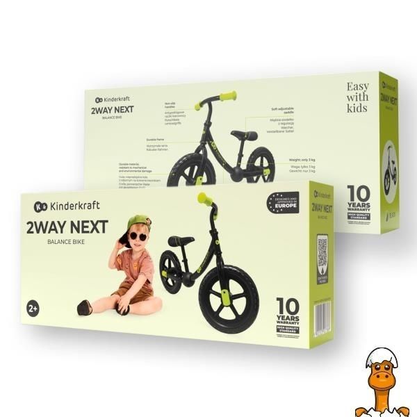 Мамалюк - Беговел Kinderkraft 2Way Next Off Road Black (KR2WAY25BLK0000) Kinderkraft A4-KR2WAY25BLK0000