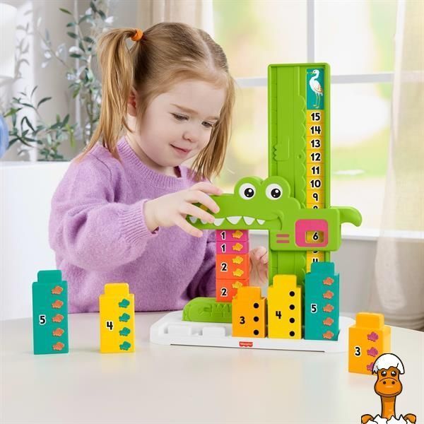 Мамалюк - Набір для рахування Fisher-Price Вчимося разом Яскравий алігатор (JCT13) Fisher-Price A4-JCT13