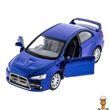 Автомодель легковая MITSUBISHI LANCER EVOLUTION X 1:36 5'' KT5329W Синий Kinsmart