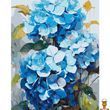 Картина за номерами Блакитні гортензії 40x50 см Art Craft