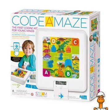 Мамалюк - Набор для обучения 4M Программирование для детей Code-A-Maze (00-06801) 4M A4-00-06801