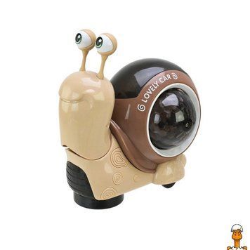 Мамалюк - Інтерактивна дитяча іграшка равлик музична Bambi Bambi RT2-PL-724-20-SAND