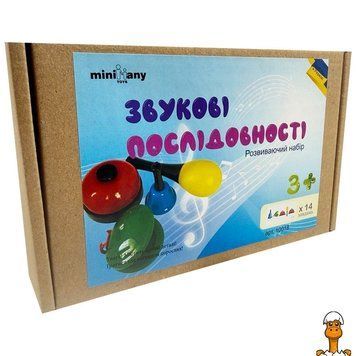 Мамалюк - Розвивальний набір з картками-завданнями Розумні дзвіночки MM10018 MiniMany toys MiniMany toys RT2-MM10018