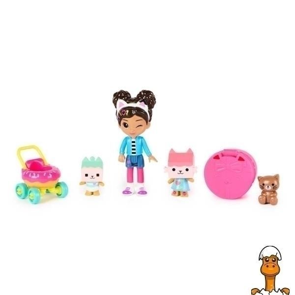 Мамалюк - Набір фігурок Gabby's Dollhouse Догляд за кошеням (SM36227/6069425) Gabby's Dollhouse A4-SM36227-6069425