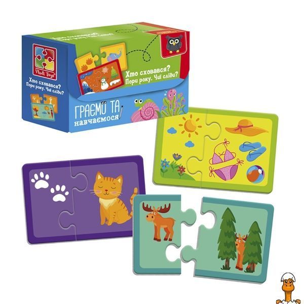 Мамалюк - Пазлы &laquo;Найди пару Времена года&raquo; Vladi Toys Vladi Toys RT2-VT5003-04