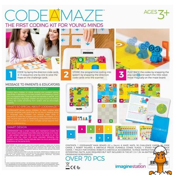 Мамалюк - Набор для обучения 4M Программирование для детей Code-A-Maze (00-06801) 4M A4-00-06801