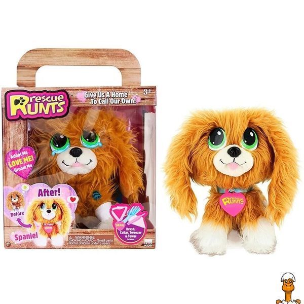 Мамалюк - Мягкая игрушка собачка с аксессуарами рыжий RESCUE RUNTS RESCUE RUNTS RT2-MP-1955-REDHEAD