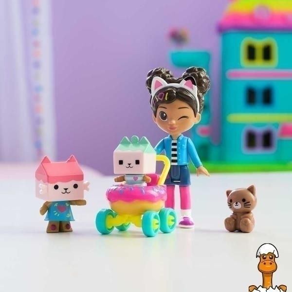 Мамалюк - Набір фігурок Gabby's Dollhouse Догляд за кошеням (SM36227/6069425) Gabby's Dollhouse A4-SM36227-6069425