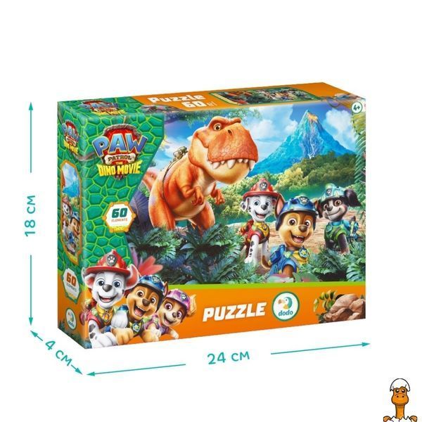 Мамалюк - Дитячий пазл Paw Patrol: Сильний та хоробрий 200801 60 елементів DoDo Toys DoDo Toys RT2-200801