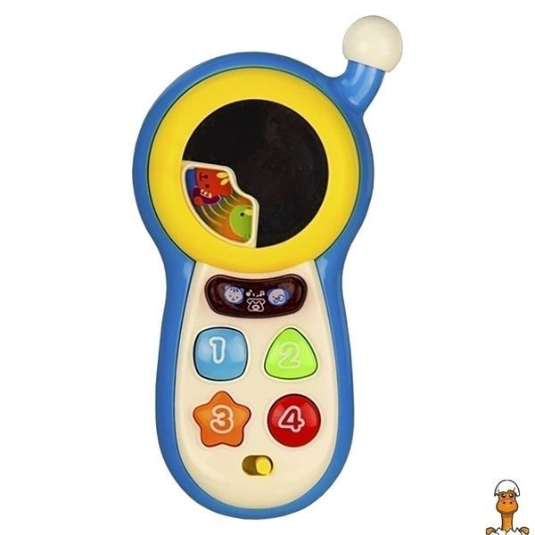 Мамалюк - Музичний дитячий телефон зі світловими ефектами Bambi Bambi RT2-0610T