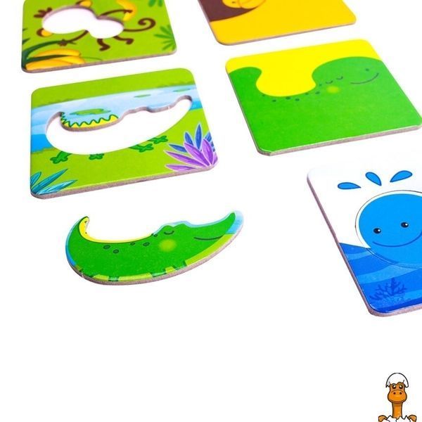 Мамалюк - Настільна гра для дітей Зоосвіт 3 в 1 українською мовою Vladi Toys Vladi Toys RT2-VT2901-04