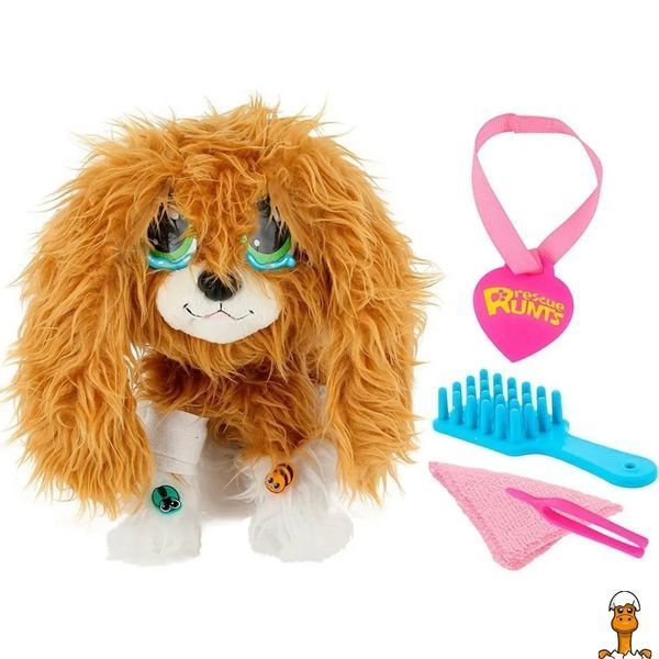 Мамалюк - Мягкая игрушка собачка с аксессуарами рыжий RESCUE RUNTS RESCUE RUNTS RT2-MP-1955-REDHEAD