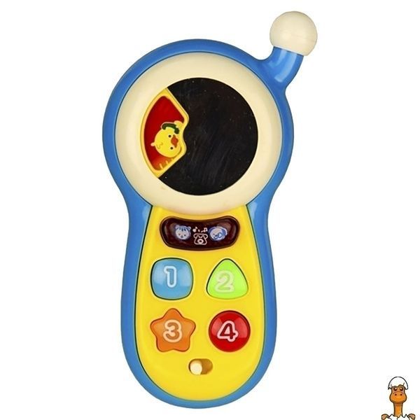 Мамалюк - Музичний дитячий телефон зі світловими ефектами Bambi Bambi RT2-0610T