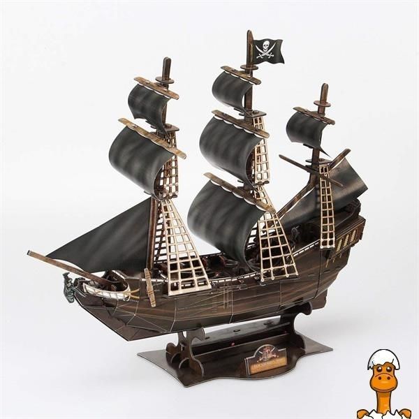 Мамалюк - 3D пазл CubicFun Корабль Месть Королевы Анны (T4005h) Cubic Fun Cubic Fun A4-T4005H