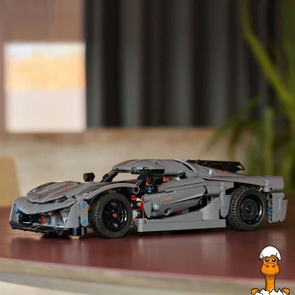 Мамалюк - Конструктор LEGO Technic Koenigsegg Jesko Absolut серый гиперкар 801 деталь (42173) LEGO A4-42173