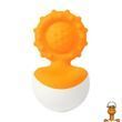 Прорізувач-неваляшка Fat Brain Toys dimpl wobl помаранчевий (F2172ML)