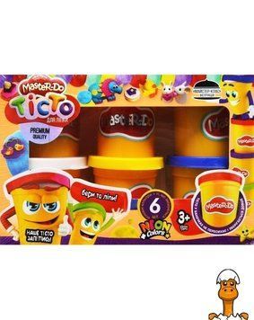 Мамалюк - Дитяче тісто для ліплення 6 баночок Danko Toys Danko Toys RT2-TMDB-01-01U