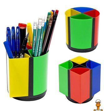 Мамалюк - Склянка для ручок пластикова 10х10х11 см COLOR-IT COLOR-IT RT2-468SP