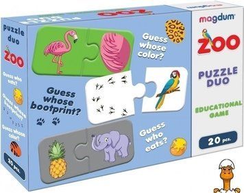 Мамалюк - Игровой настольный набор Зоопарк Парочки развивающая игра Magdum Magdum RT2-ME5032-11-EN