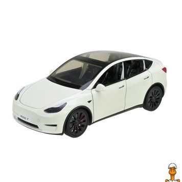 Мамалюк - Модель автомобиля Tesla Y масштаб 1:24 белый АвтоПром автопром RT2-AP7711-WHITE
