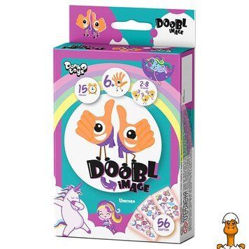 Мамалюк - Дитяча настільна гра Doobl Image українською мовою Єдинороги Danko Toys Danko Toys RT2-DBI-02-04U