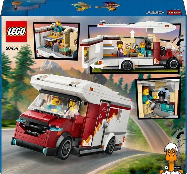 Мамалюк - Конструктор LEGO City Пригодницький будинок на колесах для відпустки 385 деталей (60454) LEGO A4-60454