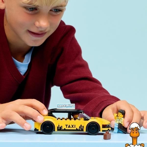 Мамалюк - Конструктор LEGO City Желтое такси 122 Детали (60487) LEGO A4-60487