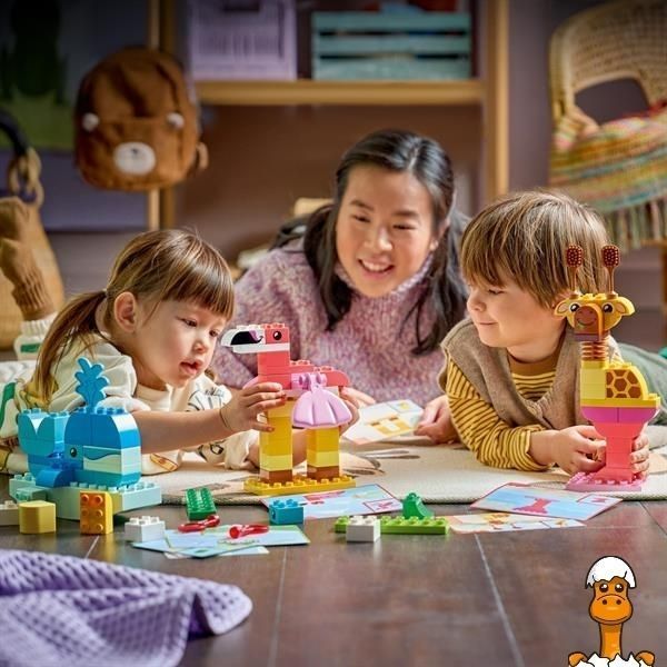 Мамалюк - Конструктор LEGO&reg; DUPLO&reg; Игра по строительству животных Учебная игрушка 94 детали (10472) LEGO A4-10472