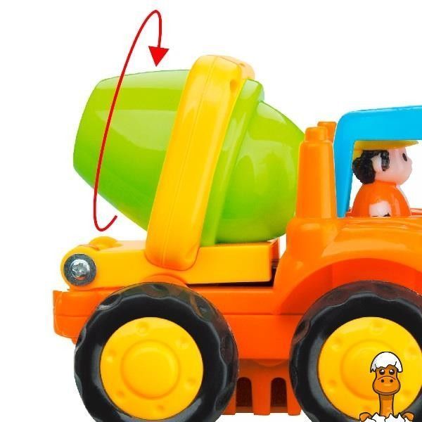 Мамалюк - Набір машинок Hola Toys Самоскид і бетоновоз 6 шт. (326CD-6) Hola Toys A4-326CD-6