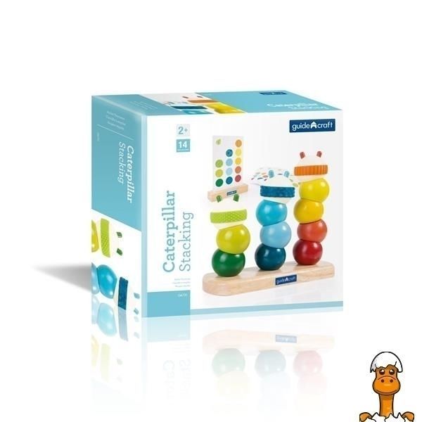 Мамалюк - Пирамидка Guidecraft Manipulatives Гусеницы (G6731) Guidecraft A4-G6731