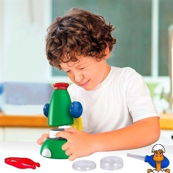 Мамалюк - Набір для досліджень Edu-Toys Мій перший мікроскоп зі збільшенням у 30 разів (JS003) Edu-Toys A4-JS003
