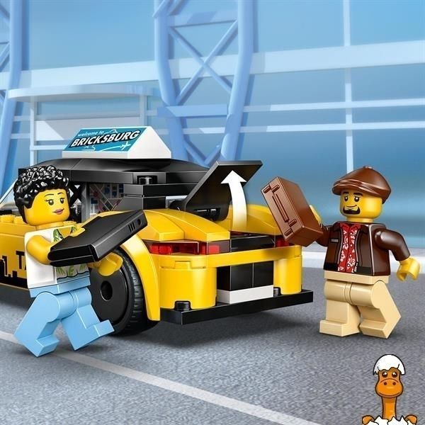 Мамалюк - Конструктор LEGO City Желтое такси 122 Детали (60487) LEGO A4-60487