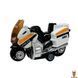 Дитячий мотоцикл Police 1:64 білий безпечні матеріали АвтоПром
