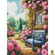 Алмазная мозаика Цветочный сад 30x40 см Идейка